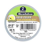 Beadalon Bead Wire 49Strand .015" Satin Silver 30