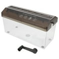 thumbnail image 1 of TEHAUX Black Manual Paper Shredder for Home Office Portable Handheld Shredder with Steel Components, 1 of 8