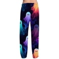 thumbnail image 4 of Satingcolo Funny Mens Pajama Pants Lightweight Pjs Bottoms Sleepwear Bottom Pants Comfortable Soft Men's Pajama Bottoms Halloween Gift For Men, 4 of 6