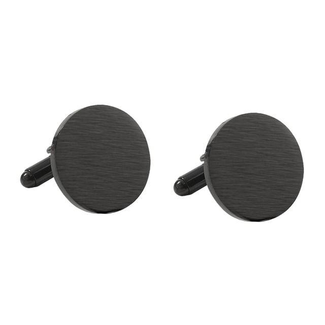 Gemelos para hombre, gemelos de camisa de esmoquin, gemelos de camisa de vestir únicos para regalos del día de San Valentín, camisas de puño francés Negro Yinane Gemelos novedosos