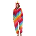 thumbnail image 3 of Kugurumi-Conjunto de Pijama de unicornio para mujer, ropa de dormir de franela con dibujos animados de Panda y Stitch, para Navidad e Invierno, 3 of 4
