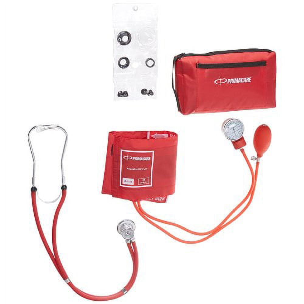Primacare DS-9181-RD Professional Blood Pressure Kit, Red