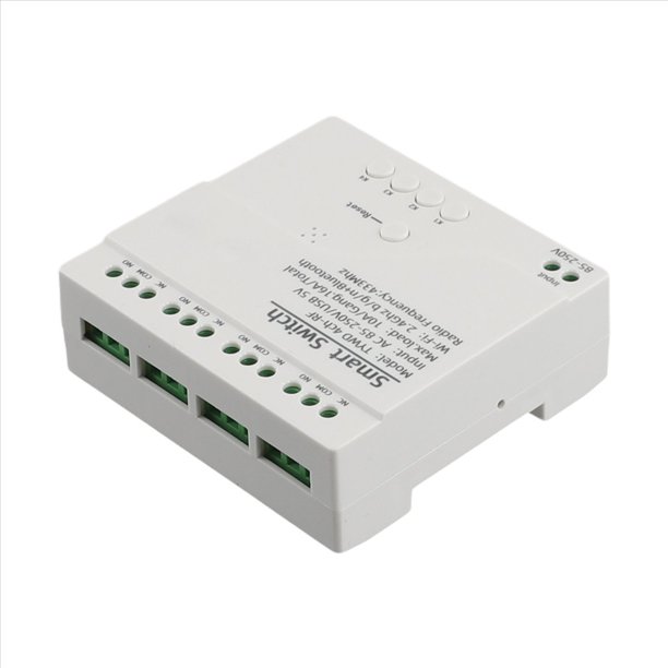 Módulo WiFi Graffiti Módulo Autoblocante WiFi Tap de 4 Canales con 4 Canales AC 85-250V con Caja