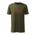 thumbnail image 1 of DPTALR T-shirt Imprimé d'Amour de Couleur Unie Décontracté à Manches Courtes Valentine, 1 of 5