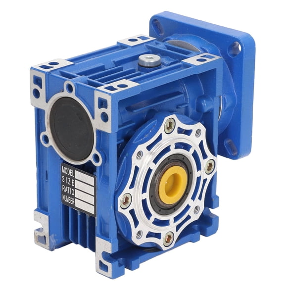 Compact Aluminum Worm Gearbox - 1:10 Speed Ratio for Stepper & Servo Motors, Durable Low-Noise Design