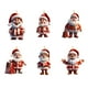 thumbnail image 2 of pstuiky 6 colgantes decorativos de Papá Noel para retrovisores de coche, mochilas y otros artículos navideños., 2 of 6