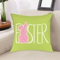 thumbnail image 5 of Easter Savings! Boovnll Easter Pillow Covers 18x18", Cute Easter Bunny Printing Easter Pillow Covers for Home, Bedroom, Living Room, Couch, Sofa, Party Decor, Easter Decorations, 5 of 6