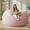 Pink, variant on LinkRomat 4FT Bean Bag Chair (Cover only, No Filler), Stuffed Animal Storage Bean Bag Soft Faux RH Fur Beanbag Sofa Cover,Washable Lazy Sofa Bed Cover(Grey)