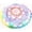 4#, variant on Large Mandala Floor Pillows Round Bohemian Meditation Cushion Cover Pouf