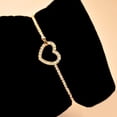thumbnail image 5 of Brazalete tipo brazalete HUOGUO, estilo moderno, con diamantes de imitación dorados, 5 of 5