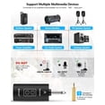 thumbnail image 3 of Bietrun Wireless Microphone Rechargeable, 168FT Range Bluetooth Microphone Wireless (Work 7 hrs) with 1/4'' Output, UHF Metal Handheld Dynamic Mic for Karaoke Machine/PA System/Speaker/Church/Wedding, 3 of 8
