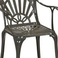 thumbnail image 3 of Homestyles Grenada Chaise Extérieure en Aluminium par Paire en Gris Kaki, 3 of 15