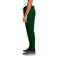 thumbnail image 3 of Zimjoy Mens Track Pants Stretch Drawstring Wasit Athletic Pants Casual Open Bottom Joggers for Workout, Dark Green M, 3 of 8