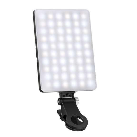 Neewer NL-60AI Selfie Light - 60 LED, 2000mAh, CRI95 , Front/Back Clip for Phone/Tablet/Zoom