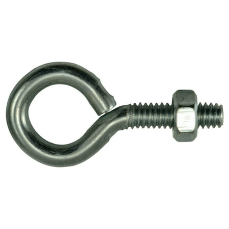 

1/4 -20 x 2 Zinc Plated Steel Coarse Thread Eye Bolts