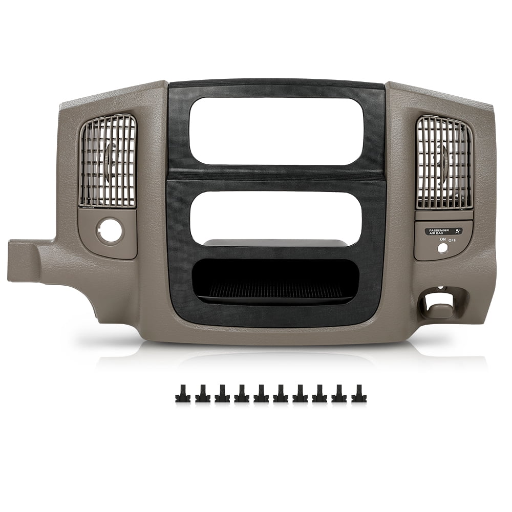 Center Dash Radio Bezel Storage Cubby For Nissan Altima 2005-2006 – Brown, Easy Install