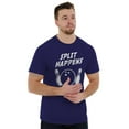 thumbnail image 5 of Split Happens Bowling League Nerd Men's Graphic T Shirt Tees Brisco Brands L, 5 of 6