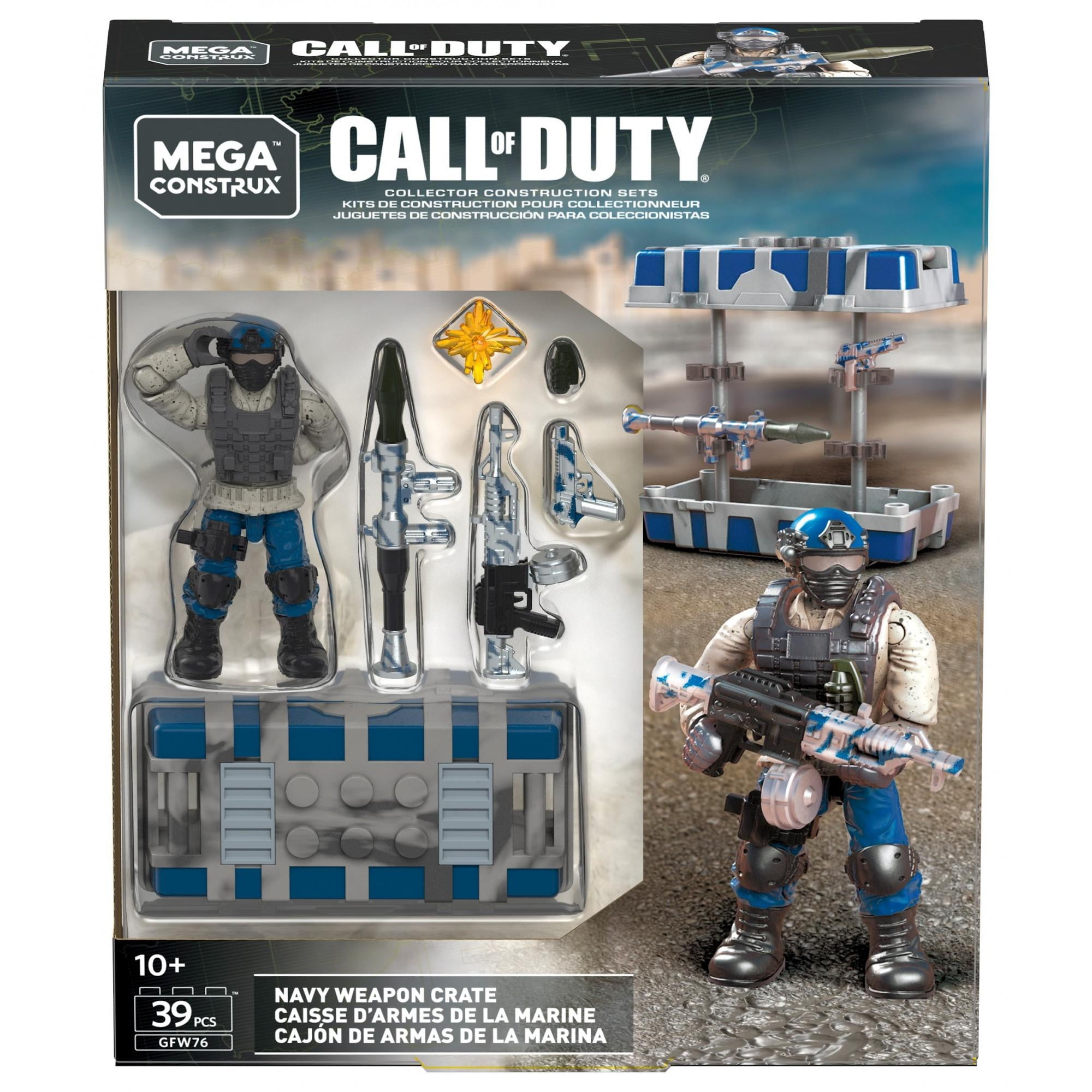MEGA CONSTRUX  {09/3 CALL OF DUTY NAVY WEAPON CRATE 39PCS GFW76 