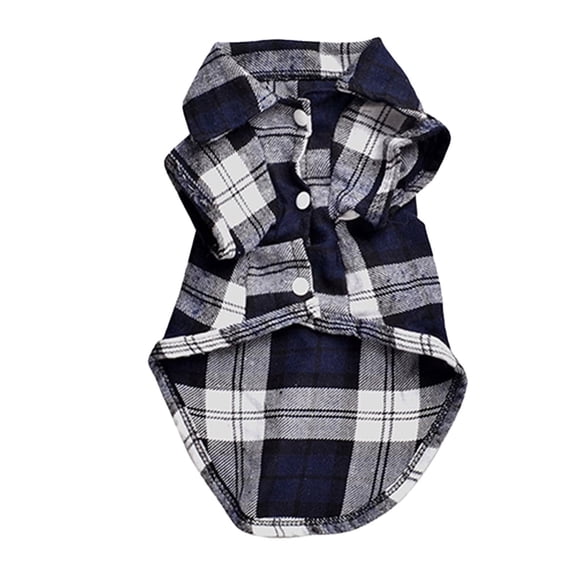 2026🔥 Dog Sweaters for Small Dogs, Dog Sweater Dog Hoodie with Pocket Dog Shirt Pet Plaid Shirt Cat Shirt All Season British Plaid Basic Pet Clothes Soft Casual Dog Clothes