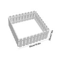 thumbnail image 3 of Hxlamzoo Plastic Christmas Tree Base Fence White Sturdy Base for Christmas Tree Decorations, Xmas Holiday Party Scene Setup, Christmas Decorations, 3 of 6