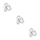 thumbnail image 2 of Servilletero de Metal Inteprter 12 Piezas Plata Oro, 2 of 6