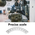 thumbnail image 3 of Miangastore Compact Design Protractor Ruler Plastic 1Pcs 5.3X0.9X0.04In, 3 of 9