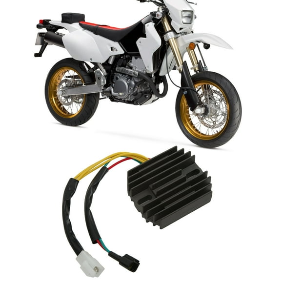 Voltage Regulator, Aging Resistant Heat Sink 12V 5 Wire Motorcycle Rectifier for Repairing Replacement for DR Z400SM 2005-2017 2019