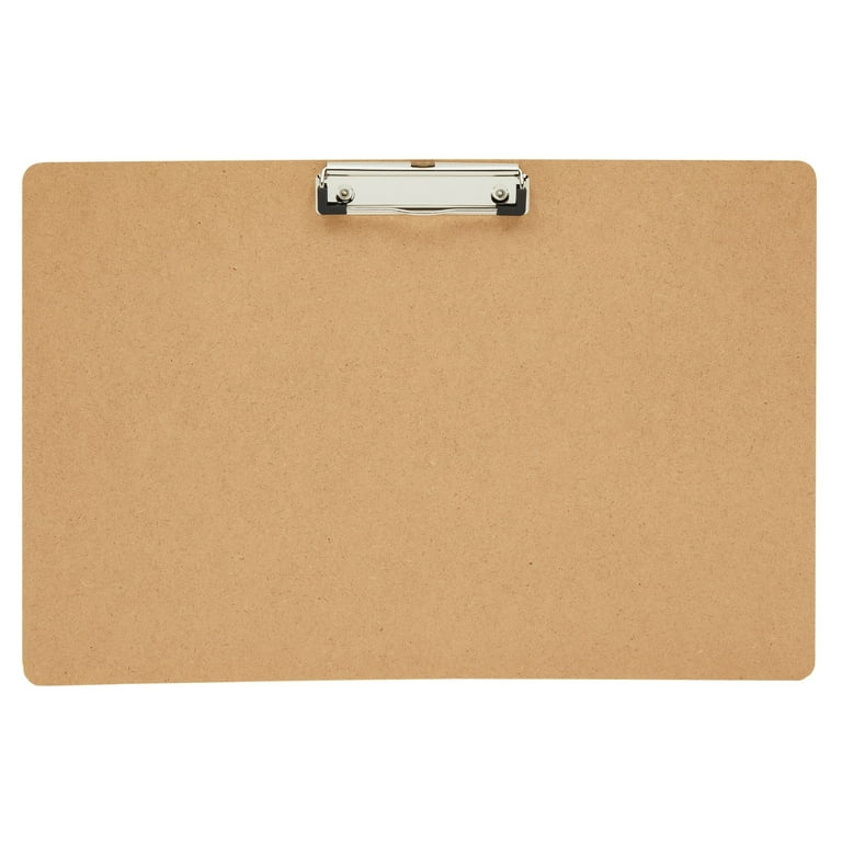 11x17 Clipboard Acrylic Panel Featuring a Jumbo Board Clip Red