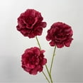 thumbnail image 2 of 3 Heads Artificial Flowers 25" Silk Flowers Outdoors Floral Arrangements Table Centerpieces Wedding Party Home Spring Summer Decor 25", 2 of 5