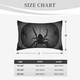 thumbnail image 3 of Fotbe Black Spiders Pillow Cases - Envelope Closure - Luxury, Extra Soft, Cooling Pillow Covers - Wrinkle, Fade, Stain Resistant-20"x30", 3 of 8