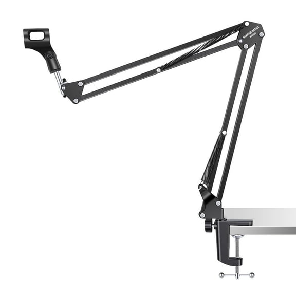 Neewer MS006 Microphone Arm Stand, Suspension Scissor Boom Mic Arm Desk Mount with 3/8" to 5/8" Adapter, 3.3Lbs Max Load