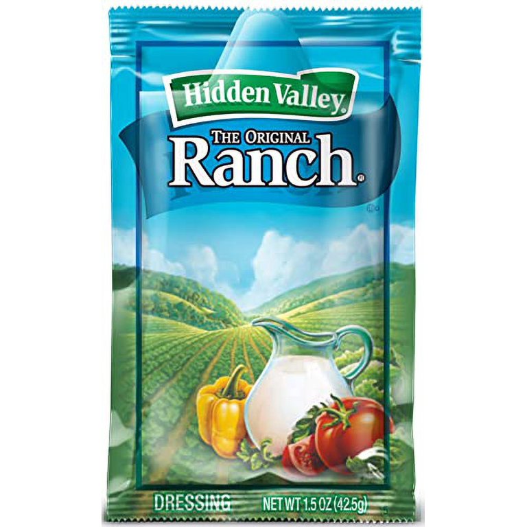 Hidden Valley Original Ranch, Caesar, & Italian Portion Packets