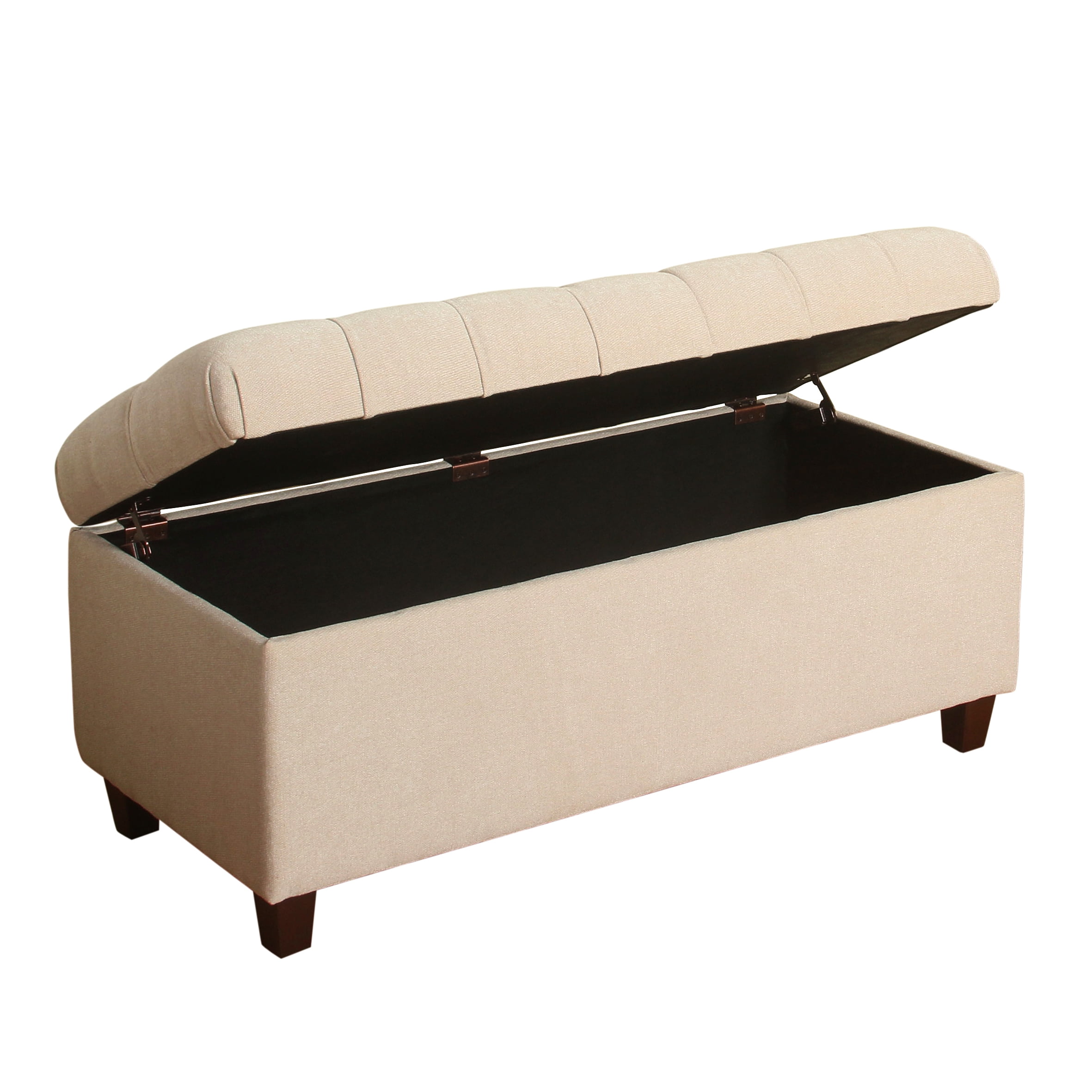 HomePop Ainsley Button Tufted Storage Bench Multiple Colors