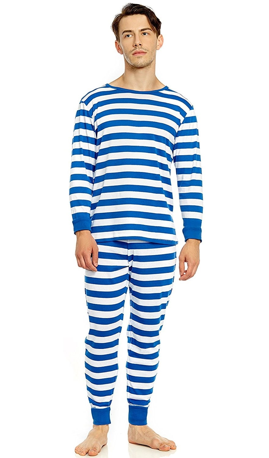 Leveret Men/'s Apple Fitted Pajama Set 100/% Organic Cotton Size XS-XL