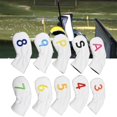 thumbnail image 4 of Cubierta de cabeza de hierros de golf kusrkot 10 piezas Anti 9,P,S,A Blanco, 4 of 8