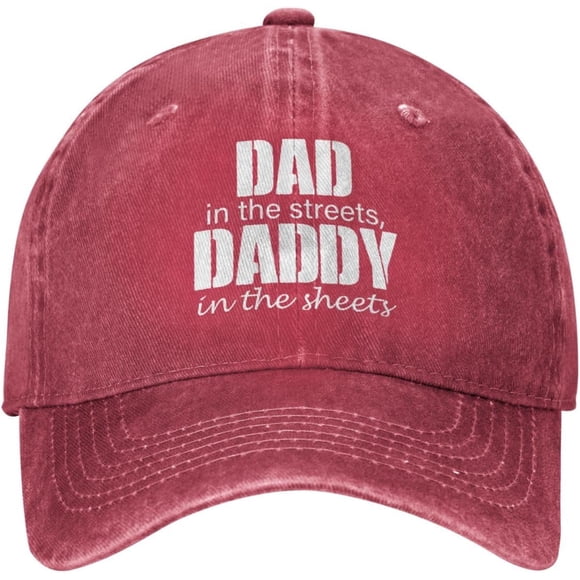 Cadeaux pour Papa Casquettes de Baseball Papa dans les Rues Papa dans les Draps Chapeau Drôle