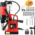 thumbnail image 1 of YUSAZENS 1300W Magnetic Drill Press- 110V US Plug Copper Aluminum Dual Rail Design- 11PCS Accessory Set- 810RPM- 1.6 Inch Max Metal Bore Size, 1 of 8
