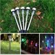 thumbnail image 3 of 12 luces solares para exteriores, impermeables, de acero inoxidable, LED, iluminación de paisaje, luces solares para exteriores, luces solares para jardín, 3 of 5