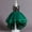 Green, variant on Wavsuf Flower Girls Dress Nets Bow Hot Pink Princess Dress Size 3-4 Years