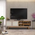 thumbnail image 2 of Moveis Mueble para TV de hasta 60" Modelo Zara de Diseño Minimalista con Espacios para Almacenaje y 2 Puertas Abatibles Color Gris Claro, 2 of 5