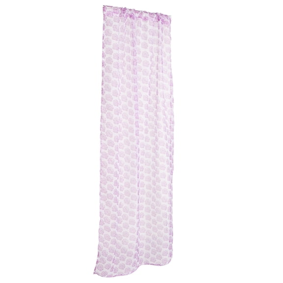 ETEREAUTY Sheer Printed Curtains with Tulle Window Screen for Elegant Home Decor and Light Filtering