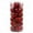 Red, variant on Pompotops Purple Plastic Christmas Ball Ornaments Decorative, 24Pcs Christmas Balls Baubles Party Tree Decorations Hanging Ornament Decor