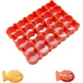 thumbnail image 1 of Gold Fish Cracker Cutter,25 Cavity Fish Cookie Cutter,Mini Gold Fish Shapes Molds for Cookie,Fun, Baking, Dough, and Fondant Cutter For Kids, Baked Fish-Shaped Maker, 1 of 6