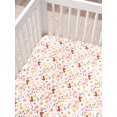 thumbnail image 4 of Modern Moments by Gerber Baby & Toddler Girl Ultra Soft Fitted Crib Sheet, Pink Floral, 4 of 8