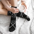 thumbnail image 7 of Athletic Socks Racing Checkered Flag Sport Running Calf Socks Crew Socks for Men Women, 7 of 7