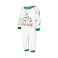 thumbnail image 4 of Elippeo Christmas Pajamas for Family Long Sleeve Tops + String Lights Print Pants Set Sleepwear, 4 of 10