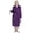 Purple, variant on Purple Women Robe Soft Cozy Warm Bathrobe Ladies Long Fleece Plush Comfy Spa Housecoat Lightweight Robe for Women (S-M, Purple)