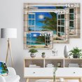 thumbnail image 5 of Design Art - Window Open to Beach with Palm, 5 of 5