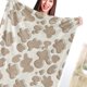 thumbnail image 2 of Manta estampada Ticfox elegante cómoda agradable para la piel 80x100cm, 2 of 5