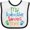 White and Black, variant on Inktastic My Godmother Loves Me Boys or Girls Baby Bib